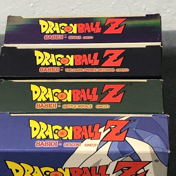 Dragon Ball Z Babidi Saga Uncut 4 VHS Tape Complete Set Anime Funimation 2001 - Picture 12 of 12